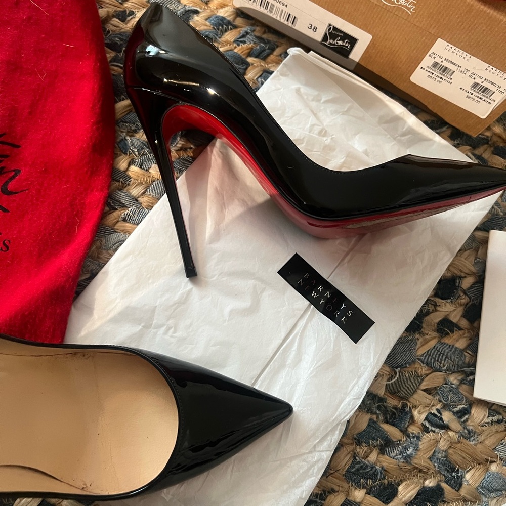Christian Louboutin So Kate 120 Leather Pumps